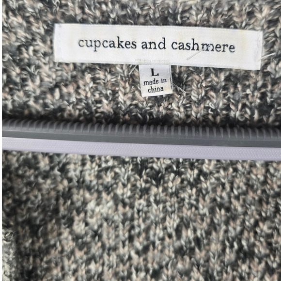 Cashmere and Cupcakes Jacquard Leopard Cardigan Anthropologie Women L - Picture 3 of 4